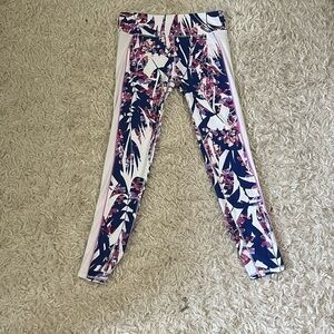 Blue Pink And White Fabletics Leggings Women’s Medium